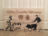 Custom 2 Picture Wood Sign