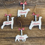 Livestock Cut Out Ornament