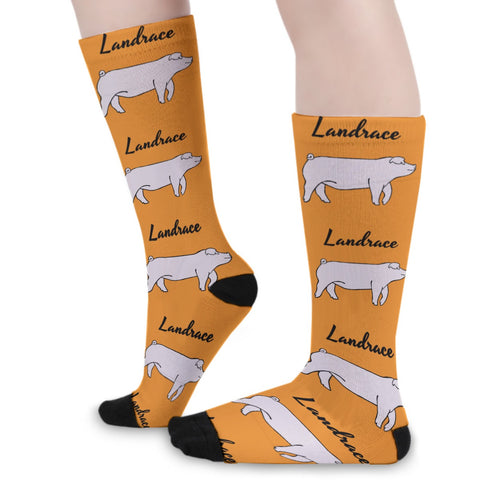 Orange Landrace Socks