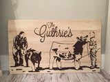Custom 2 Picture Wood Sign